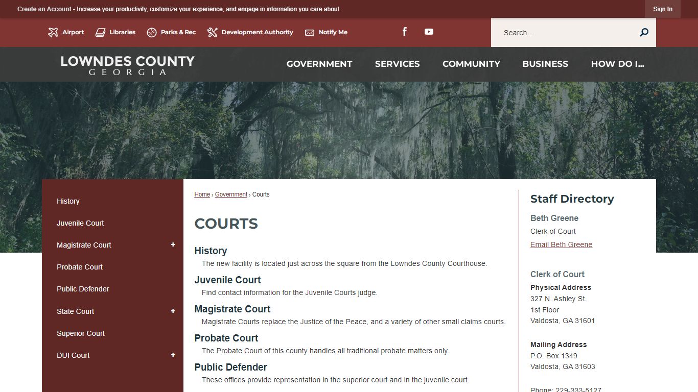 Courts | Lowndes County, GA - Official Website